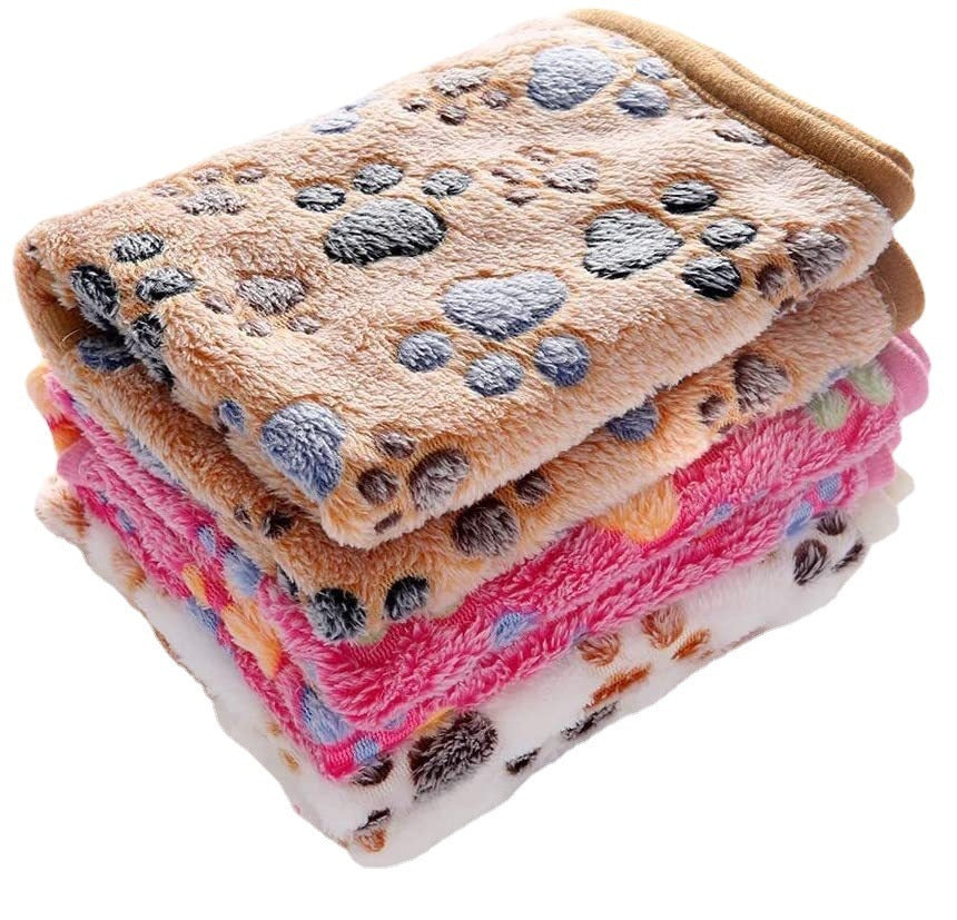 Dog Cat Coral Fleece Blanket