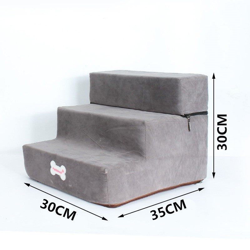 Compact Pet Staircase – 3 Steps for Cats and Small Dogs