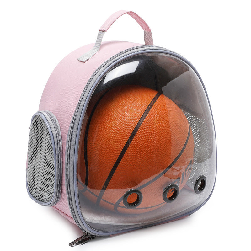 Transparent Small Animal Backpack Carrier – For Hamsters, Guinea Pigs, Rabbits & More