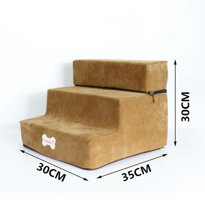 Compact Pet Staircase – 3 Steps for Cats and Small Dogs
