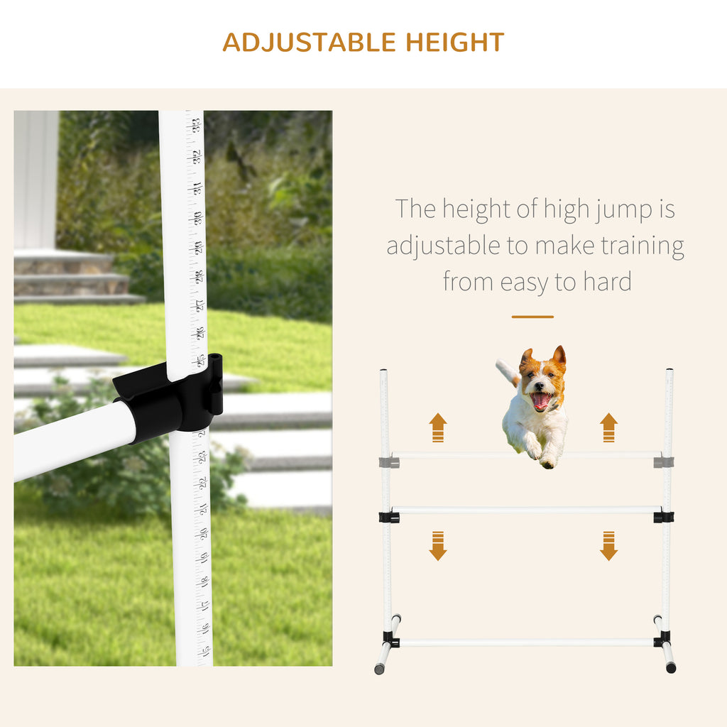 4-piece Dog Agility Training Equipment