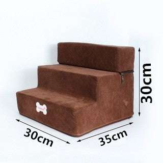 Compact Pet Staircase – 3 Steps for Cats and Small Dogs