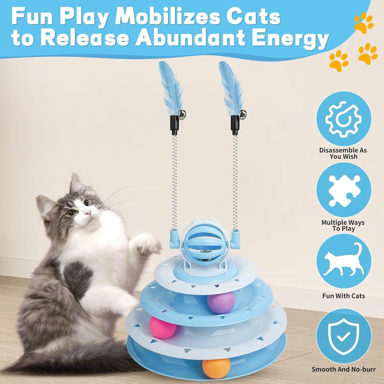 Premium Interactive Cat Toys for Indoor Cats and Kittens