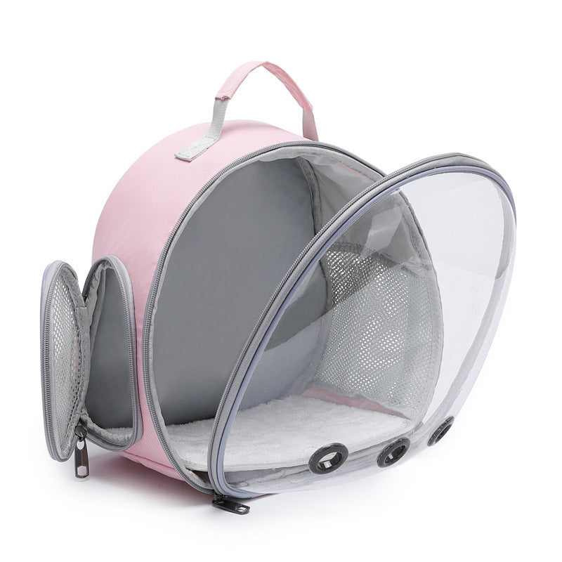 Transparent Small Animal Backpack Carrier – For Hamsters, Guinea Pigs, Rabbits & More
