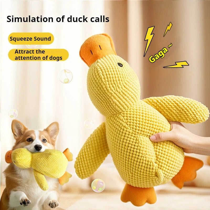 CalmQuack Plush Duck Toy - Franklin's Pet Boutique