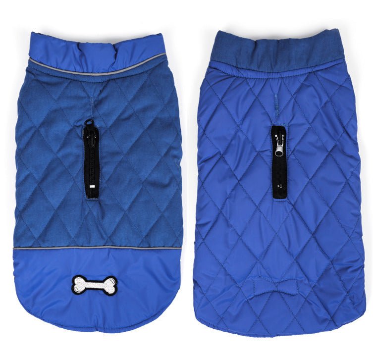 Dog Fall Winter Double - sided Waterproof Jacket - Franklin's Pet Boutique