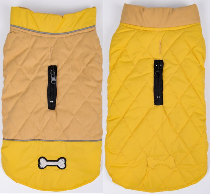 Dog Fall Winter Double - sided Waterproof Jacket - Franklin's Pet Boutique