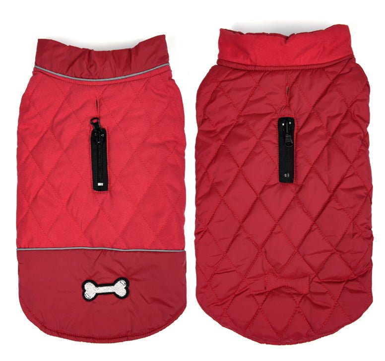 Dog Fall Winter Double - sided Waterproof Jacket - Franklin's Pet Boutique