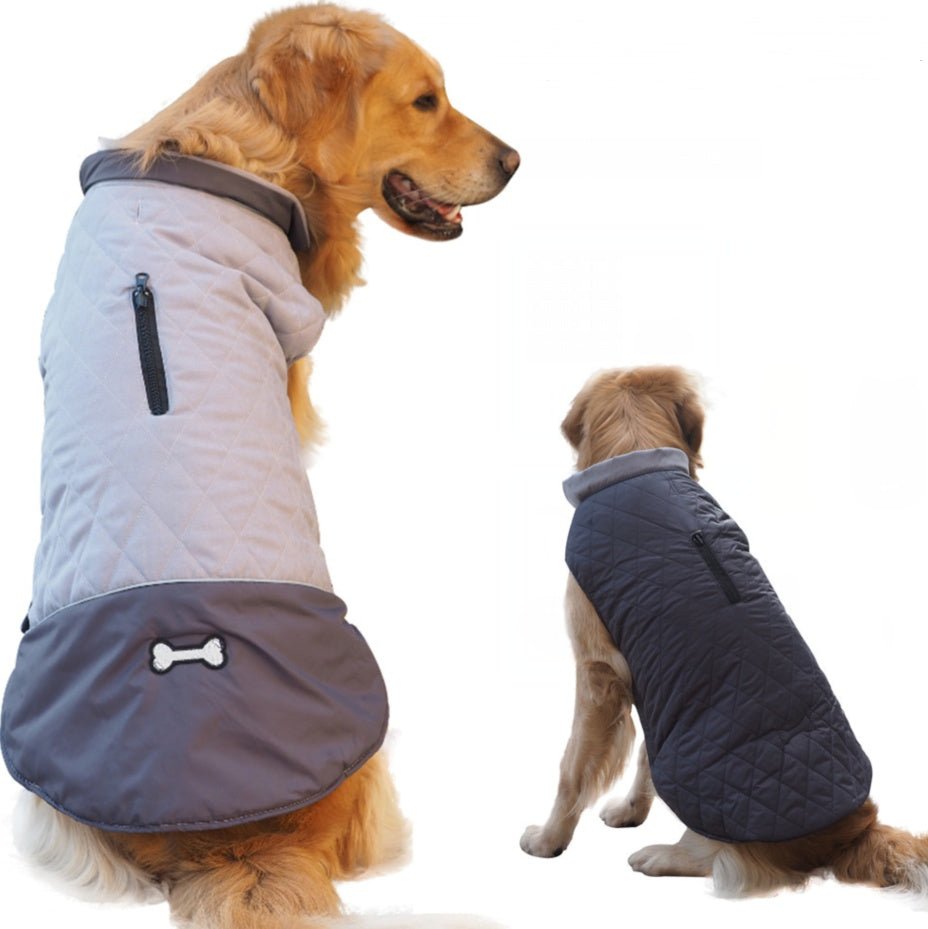 Dog Fall Winter Double - sided Waterproof Jacket - Franklin's Pet Boutique