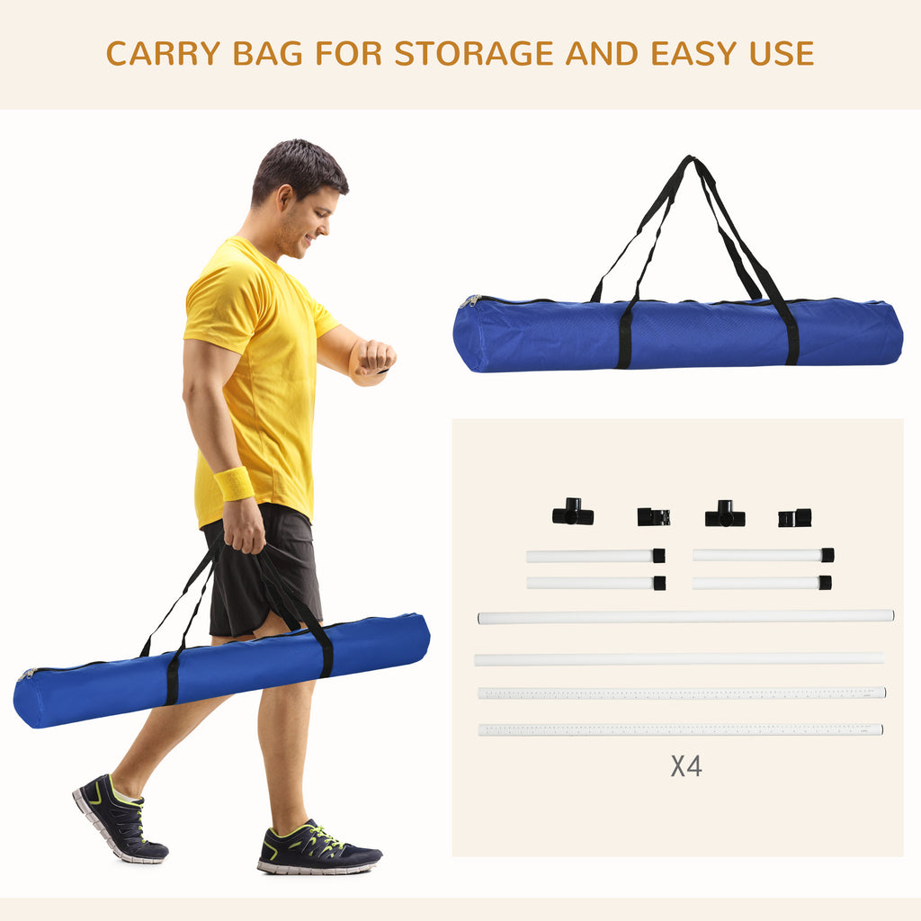 4-piece Dog Agility Training Equipment
