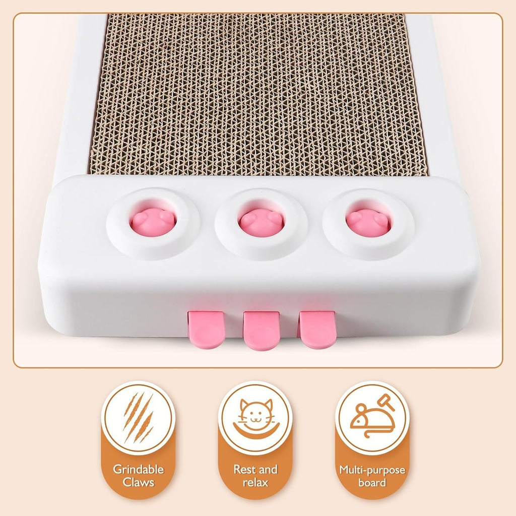 Interactive Whack - a - Mole Cat Scratcher - Franklin's Pet Boutique