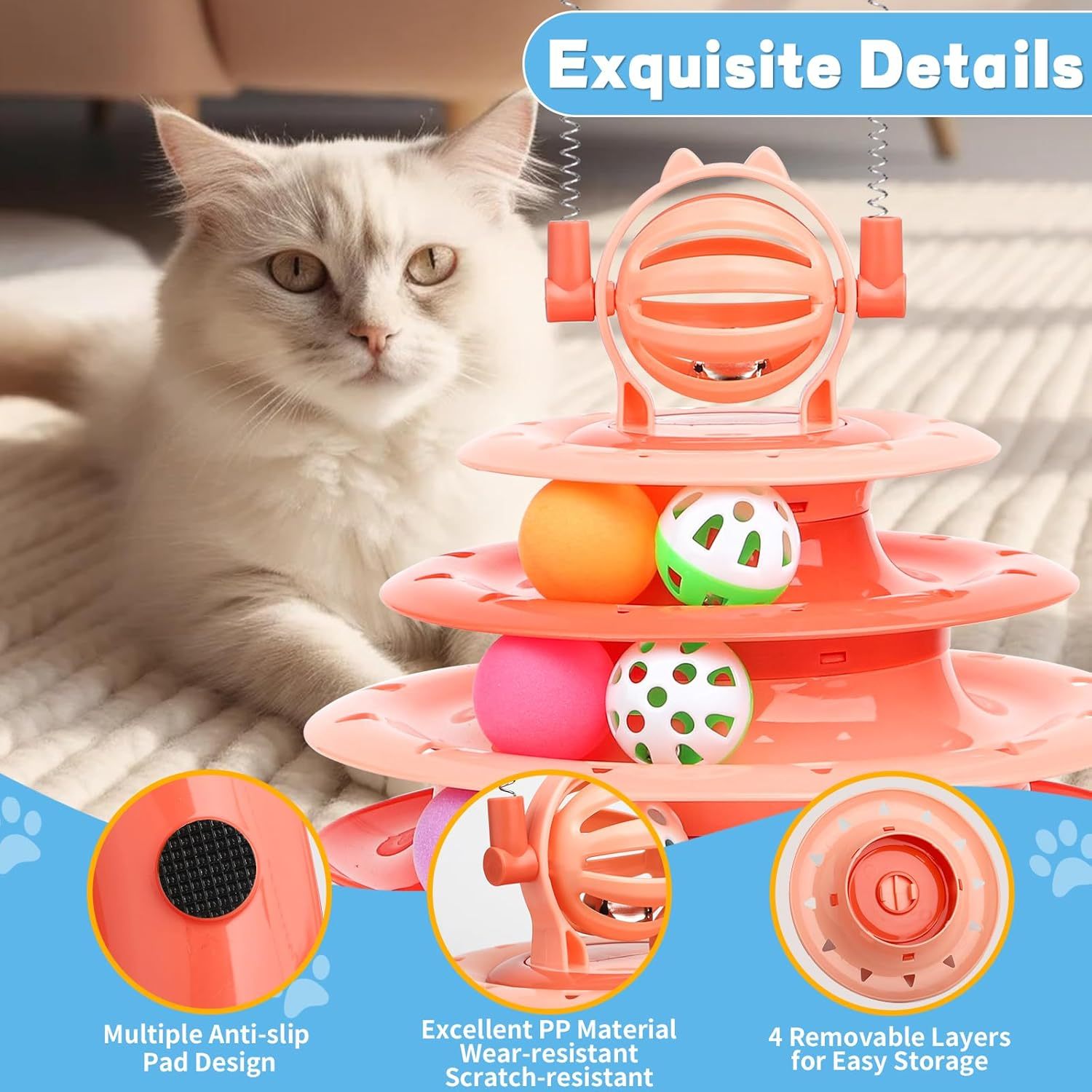 Premium Interactive Cat Toys for Indoor Cats and Kittens - Franklin's Pet Boutique
