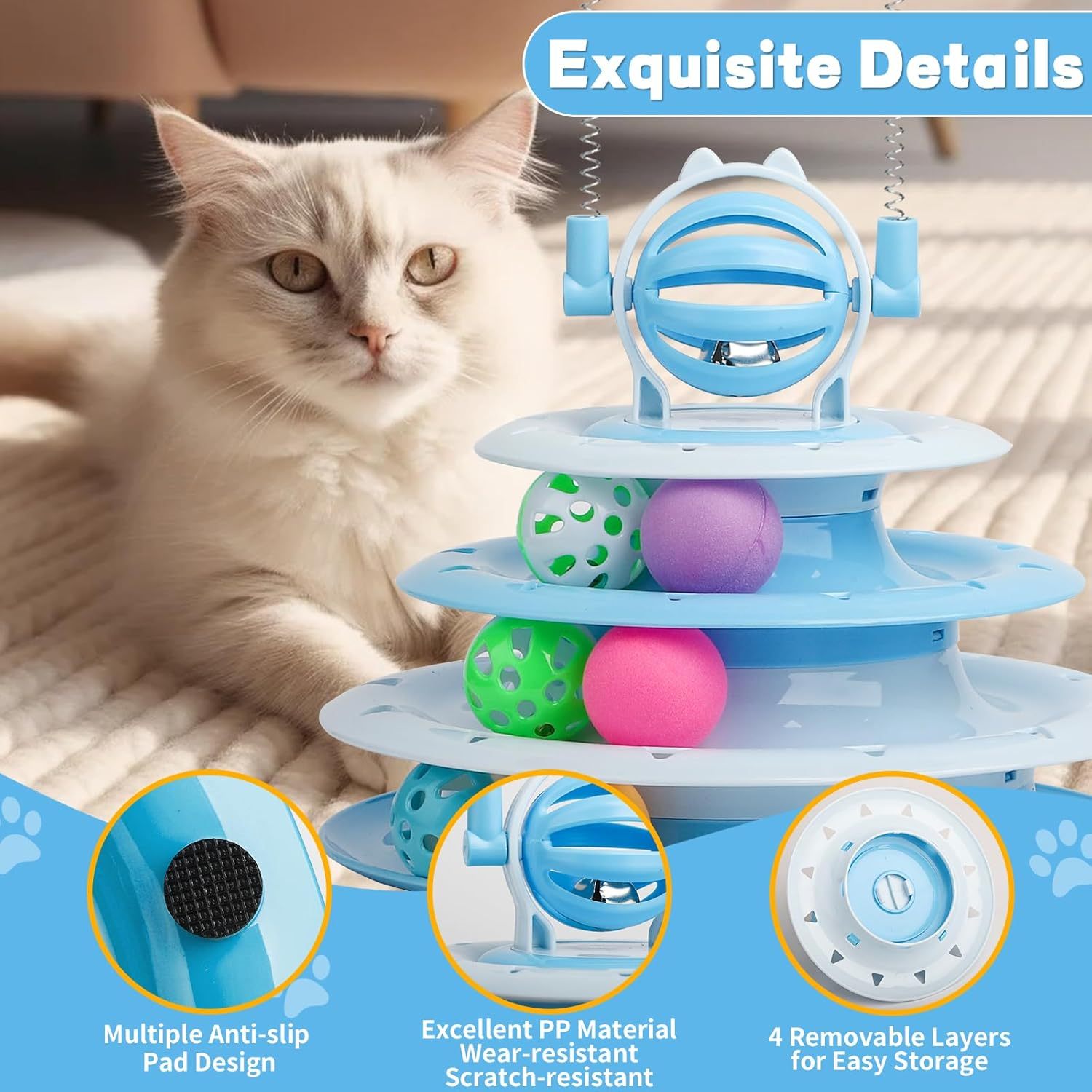 Premium Interactive Cat Toys for Indoor Cats and Kittens - Franklin's Pet Boutique