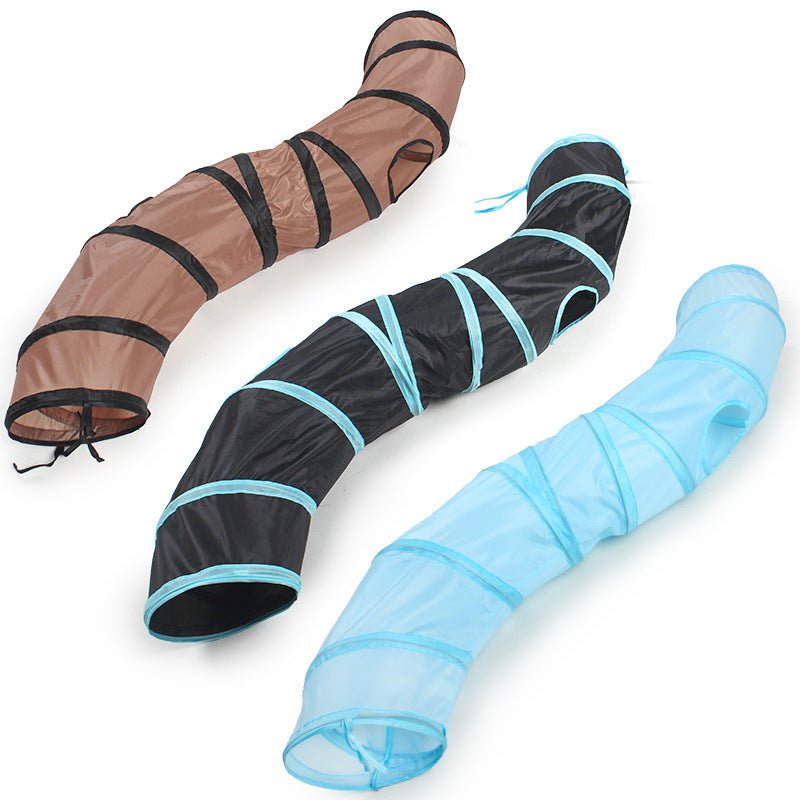 S - Shape Collapsible Cat Tunnel - Franklin's Pet Boutique
