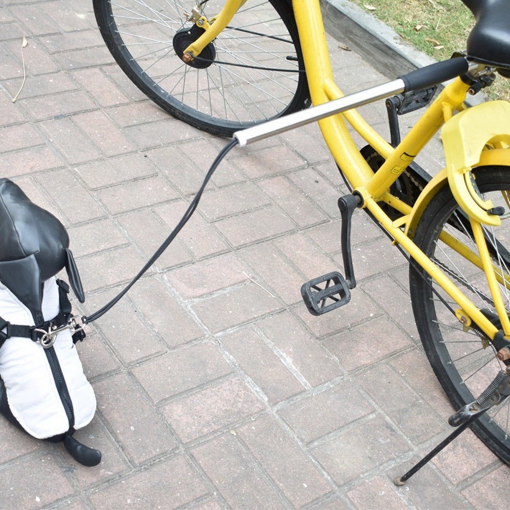 Stainless Steel Bike Leash for Pet Dogs - Franklin's Pet Boutique