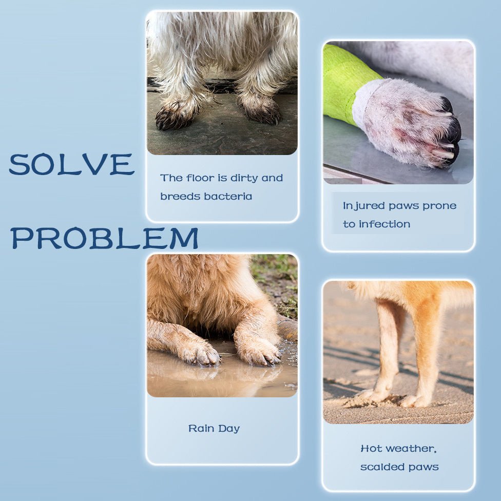 Waterproof Non - Slip Dog Rain Boots - Franklin's Pet Boutique